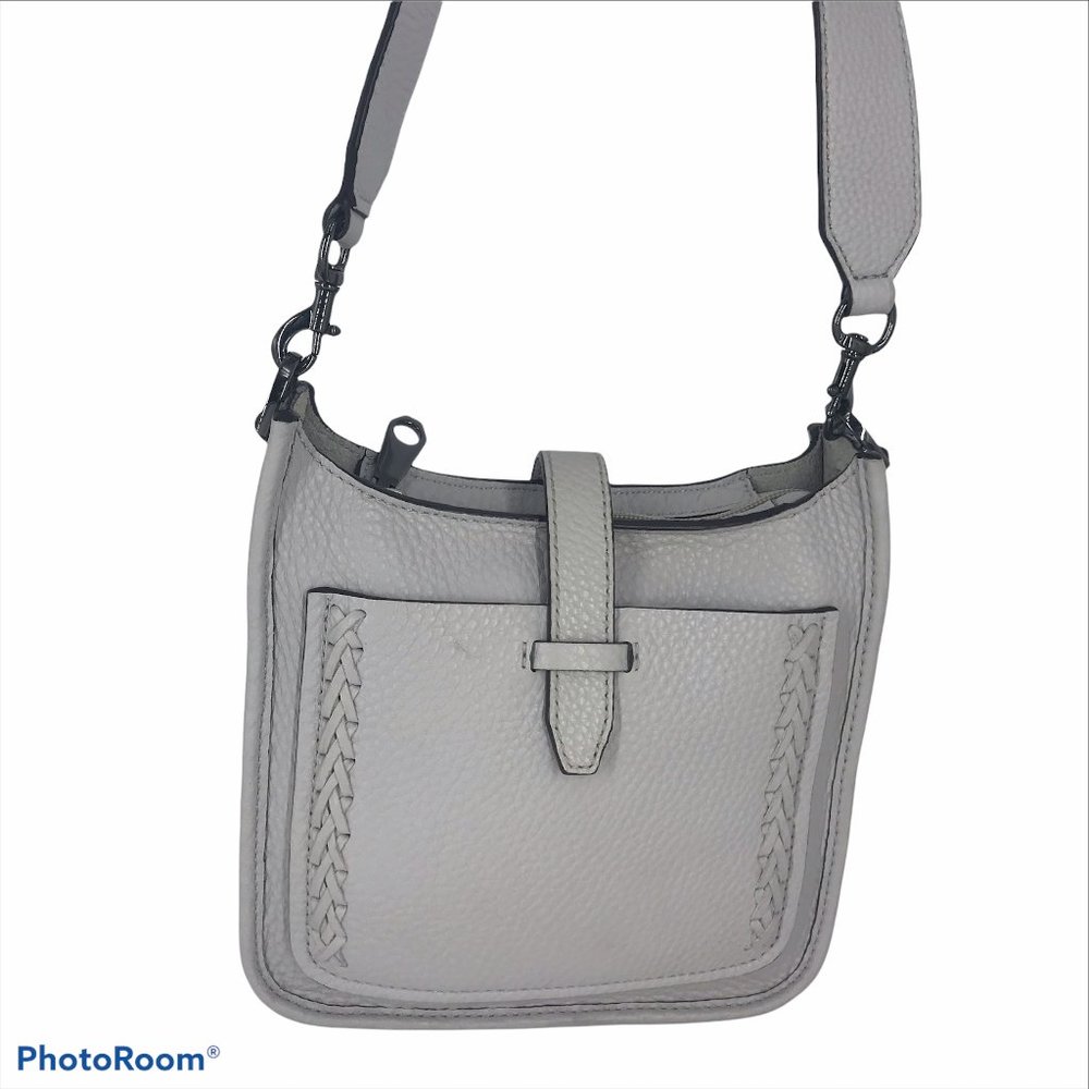 Rebecca Minkoff Light Gray Leather Crossbody Bag